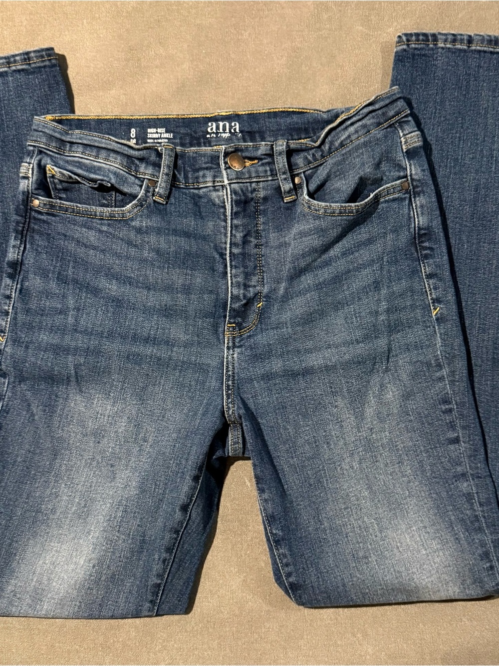 a.n.a Women Skinny Jeans - Dark Blue Wash